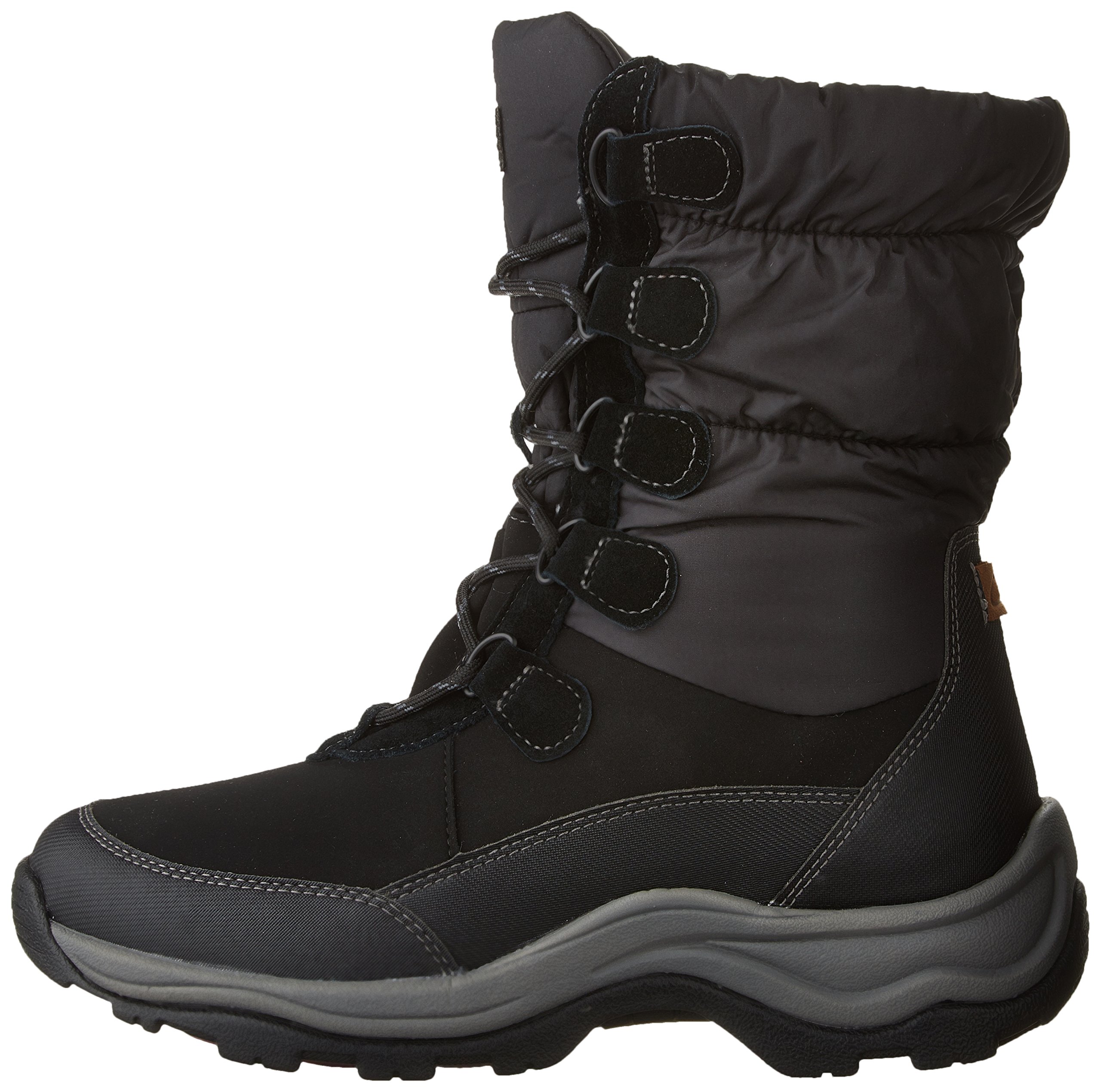 Clarks Women's Arctic Mission Boots Size 7.5 M Black - Waterproof Winter Snow Boots for Hiking, Walking & Cold Weather