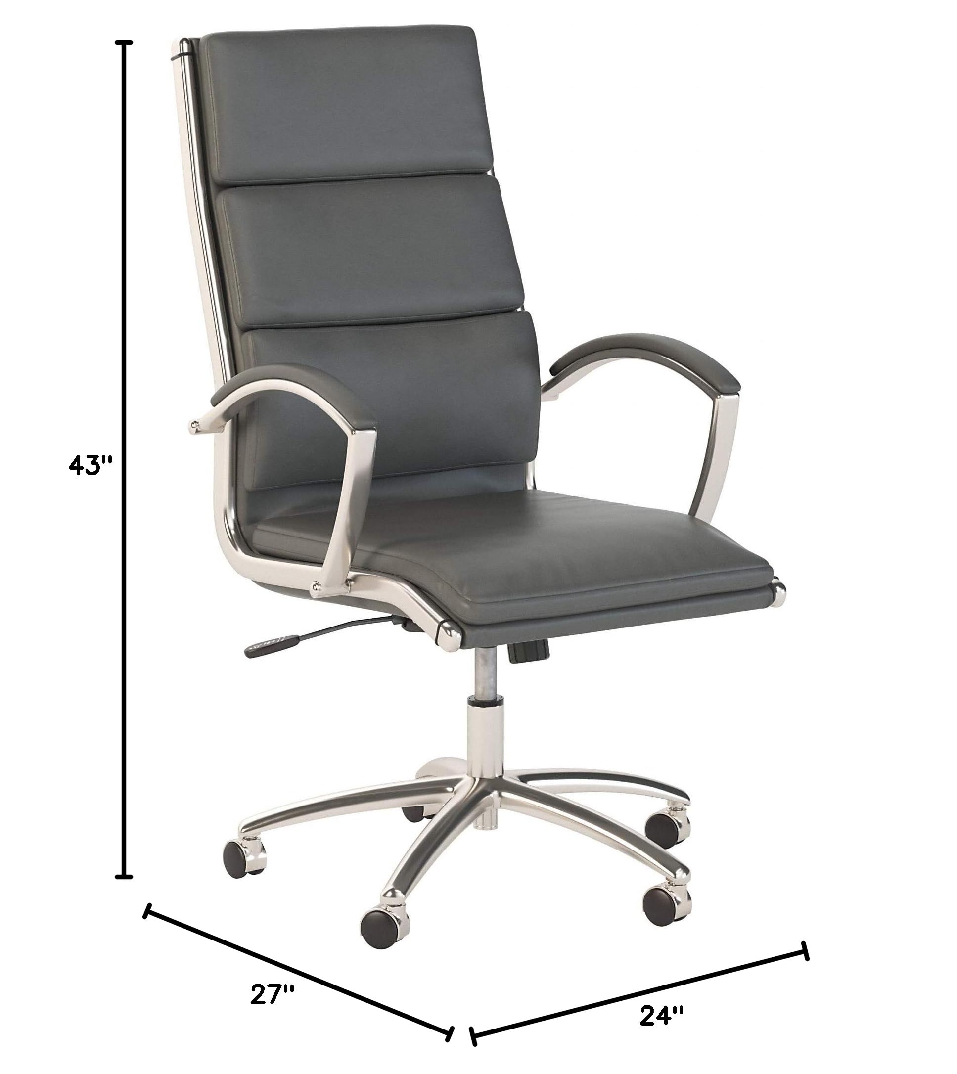 Ergonomic Home Office Desk Chair - Adjustable Height & Lumbar Support for Comfortable Working - Perfect for Remote Work & Study