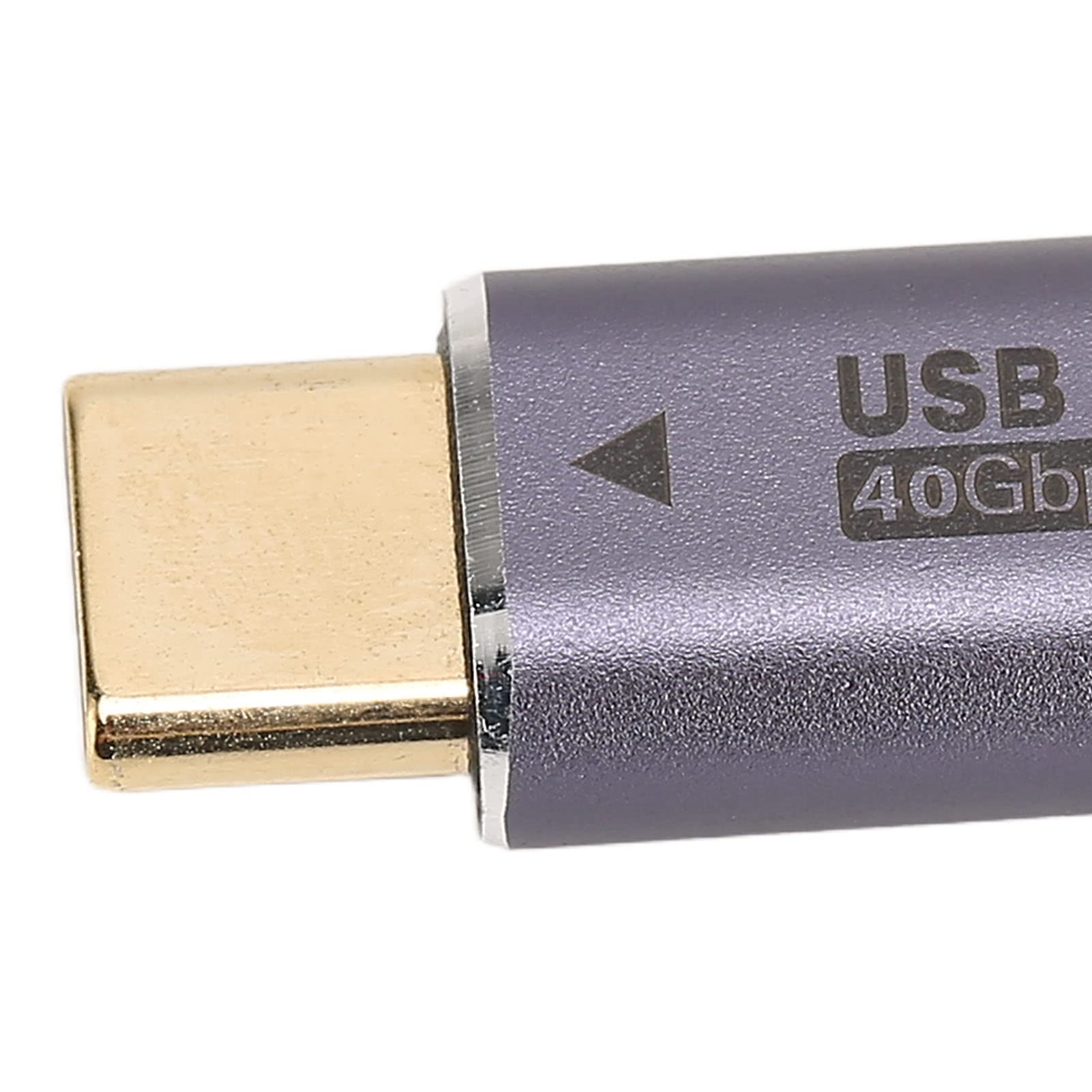 Gonetre 40g USB C Male to Male Adapter - 100W PD, 8K, 40Gbps High-Speed Charging & Data Transfer - USB C to USB C Cable for MacBook, iPad Pro, Galaxy S23, and More - Perfect for Fast Charging, HD Video, and Gaming