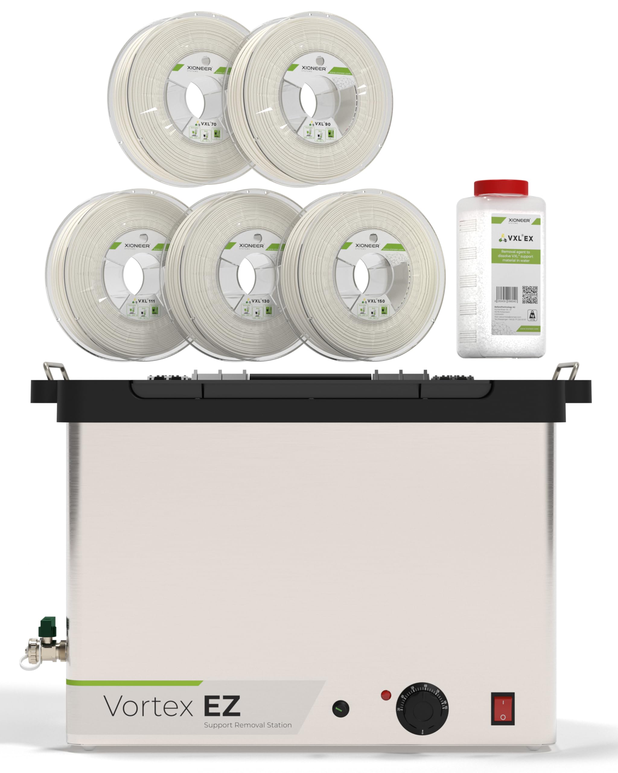 High-Quality 3D Printer Filament - VXL 130 Soluble Support Material | Superior to PVA & BVOH | Strong Adhesion for PC, PPS & More | Clog-Free Printing | Easy Storage (1.75mm, 750g) | Perfect for Complex Prints, Multi-Material Models & Professional 3D Prototyping