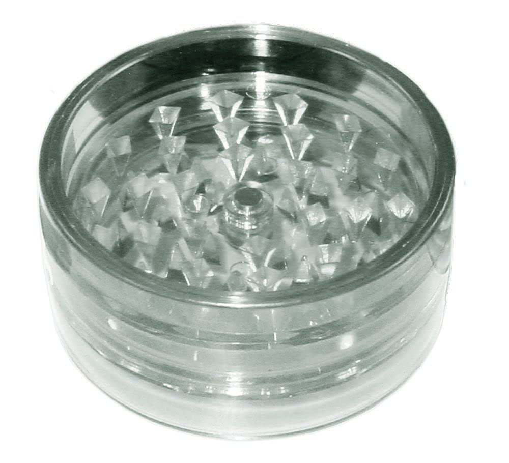 Premium Acrylic Magnetic Spice Grinder Set - 2-Piece Clear Kitchen Spice Mill for Fresh Herbs, Peppercorns & Seasonings - Perfect for Cooking, Baking & Gourmet Meal Prep