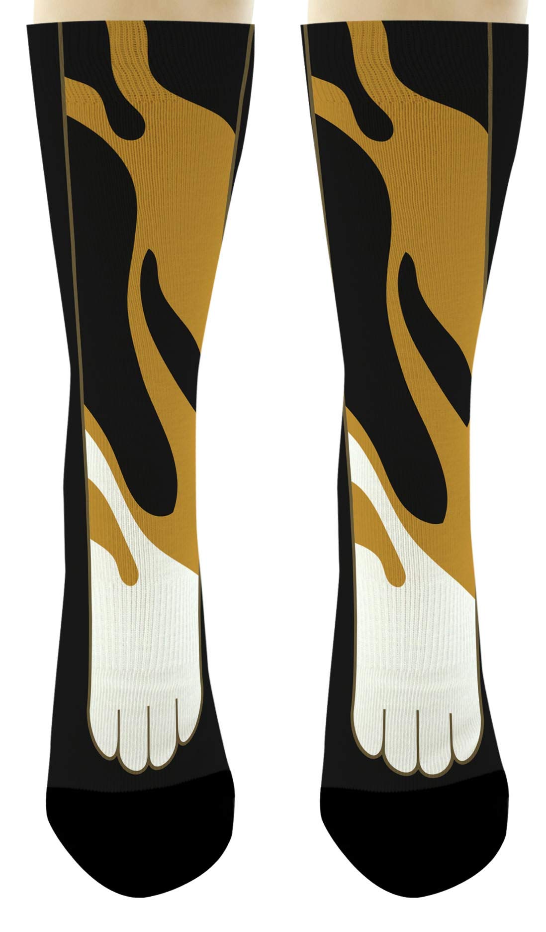 Funny Calico Cat Crew Socks - Cute Animal Socks for Cat Lovers - Novelty Gift for Women & Men - Perfect for Cosplay, Halloween Costumes & Cat-Themed Parties