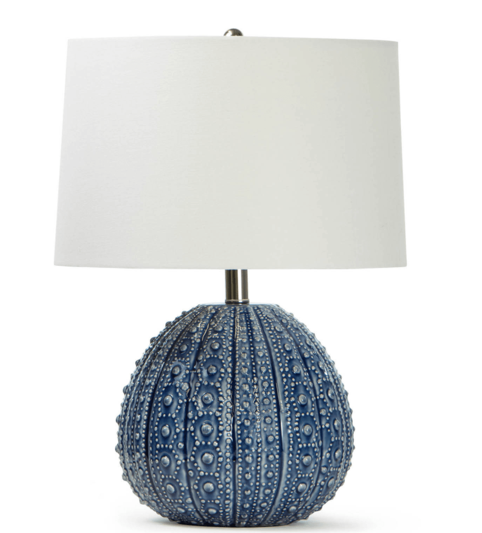 Sanibel Ceramic Table Lamp - Elegant Home Decor for Living Room, Bedroom & Office - Soft White Light for Cozy Ambiance