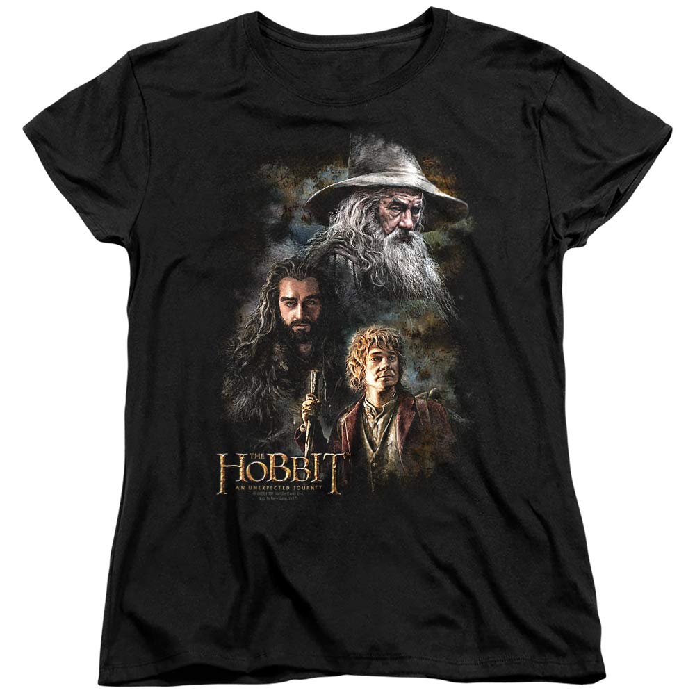 The Hobbit Painting Women's T-Shirt | Lord of the Rings Inspired Graphic Tee | Fantasy Book Lover Gift | Perfect for Cosplay, Conventions & Casual Wear