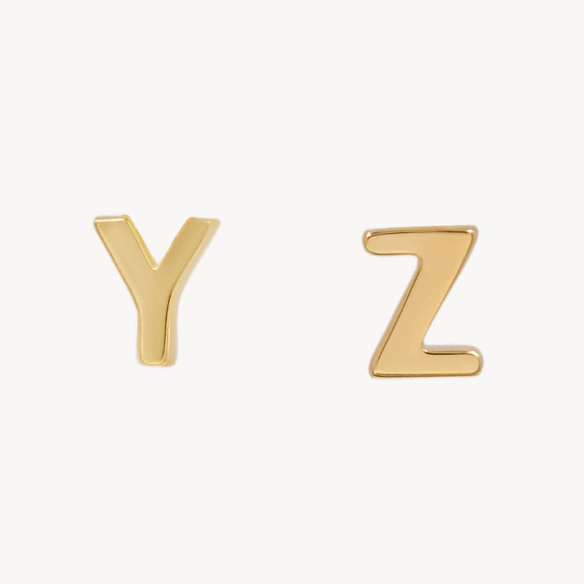Mini Athena Letter Studs Earrings - Greek Goddess Inspired Jewelry for Women - Perfect for Everyday Wear, Gifts & Special Occasions