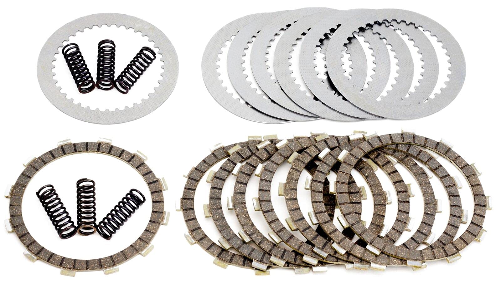 Heavy Duty Clutch Kit for Suzuki LT-R450 Quad Racer 2006-2011 - High Performance Clutch Discs, Plates & Heat-Treated Springs - Ultra Durable Clutch Rebuild Kit - Perfect for Off-Road Racing, Dune Riding & ATV Maintenance