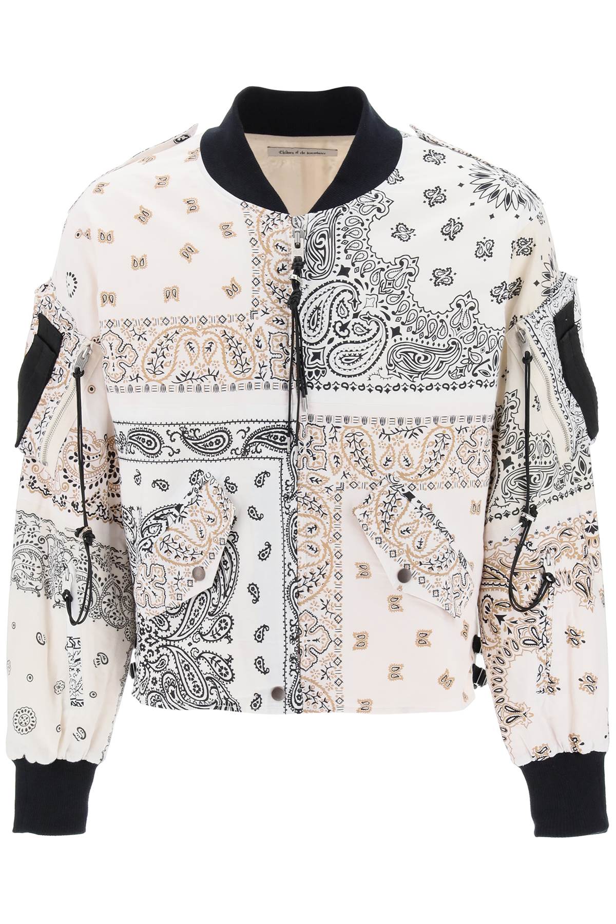 Children of the Discordance Bandana Print Bomber Jacket - Stylish Streetwear for Urban Fashion & Casual Outfits