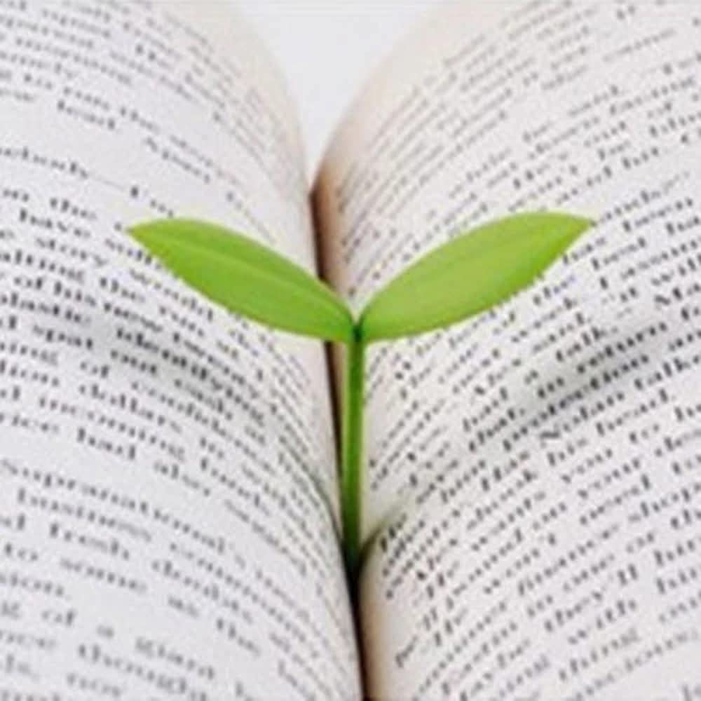 Mini Green Sprout Silicone Bookmarks - Creative Grass Bud Bookmark for Book Lovers & Bookworms | Perfect Reading Accessories for Kids, Students & Plant Lovers (Green)