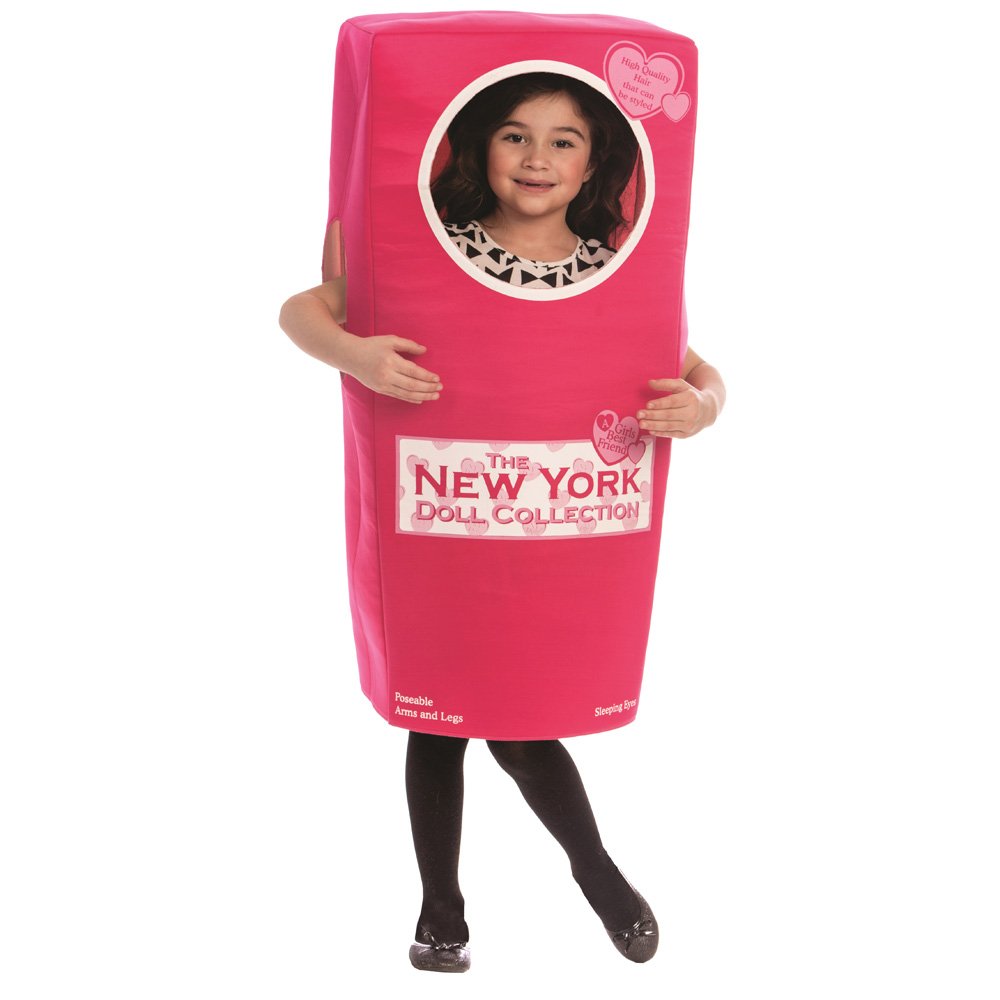 New York Doll Box Costume - Vintage Style Dress Up America Outfit for Cosplay, Halloween & Themed Parties