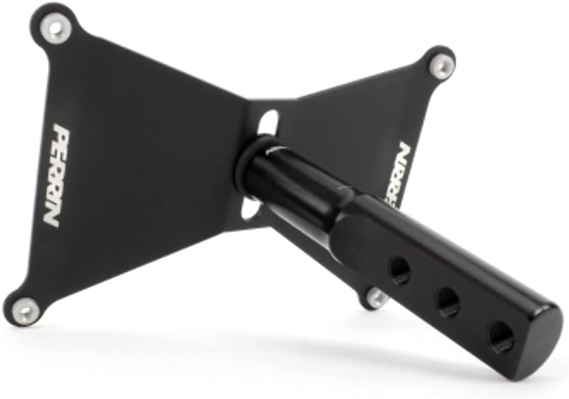 Perrin License Plate Relocate Kit for 2017-2023 Honda Civic Si & Type R - Front Bumper Mounting Bracket - Perfect for Car Shows & Track Days