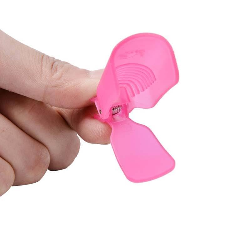 Acrylic Gel Polish Clips - 5 PCS Nail Art Soak Off Clips for UV Manicure & Acrylic Nails | Plastic Gel Polish Remover Tools with Multi-Color Options | Perfect for Salon & DIY Nail Care at Home