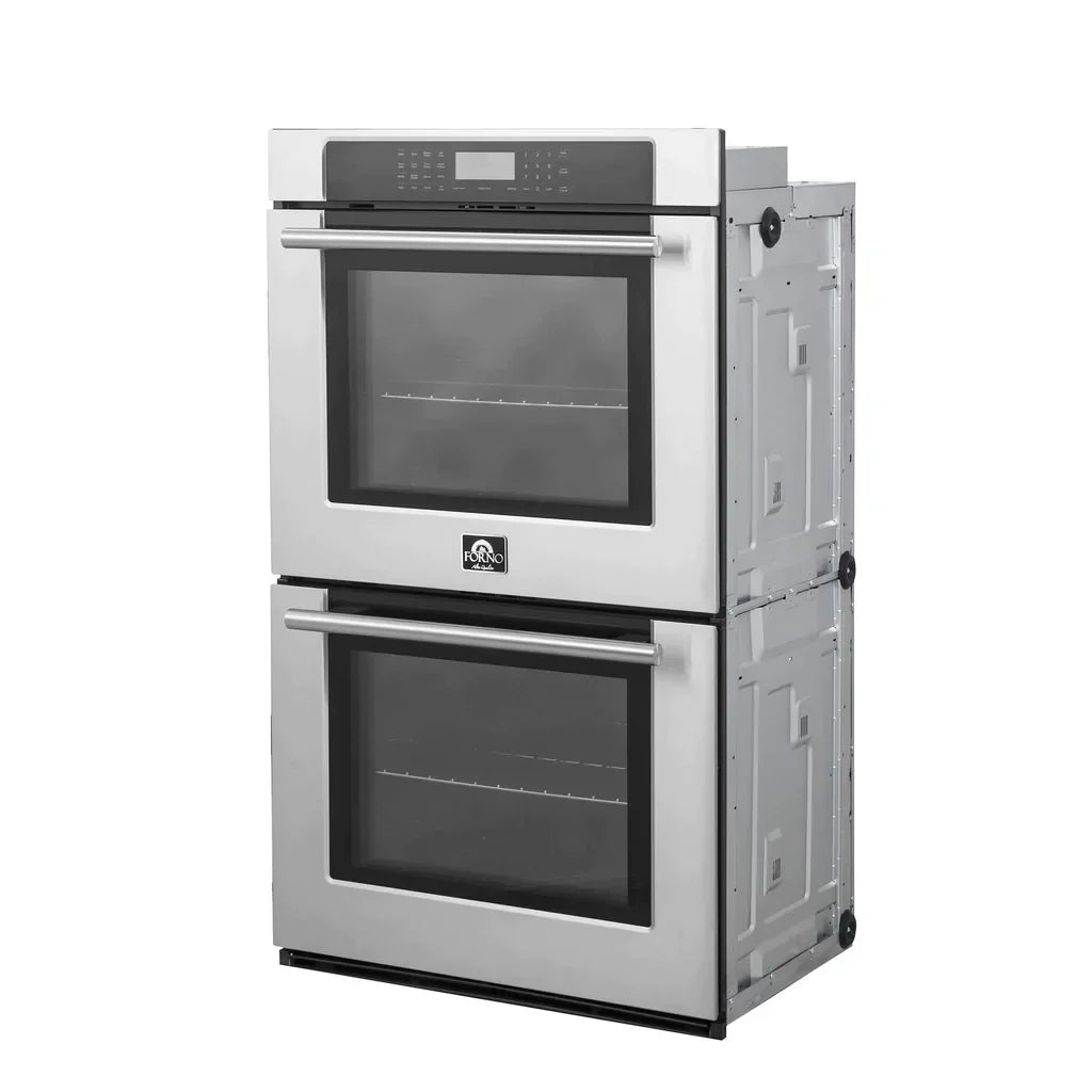 Forno Villarosa 30 Inch Convection Double Electric Wall Oven - Stainless Steel FBOEL1365 for Modern Kitchen Baking & Roasting