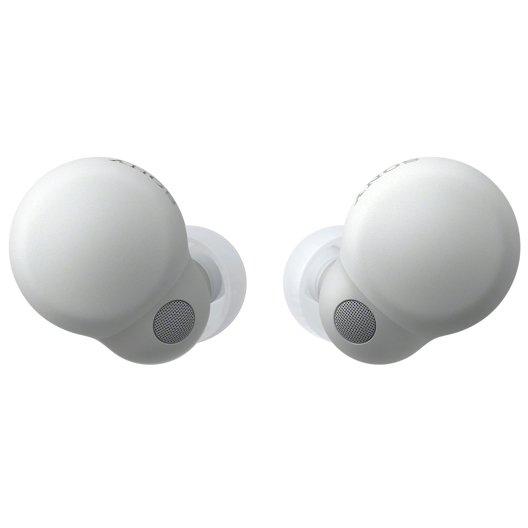 Sony LinkBuds S Truly Wireless Noise Canceling Earbuds with Charging Case - White | Bluetooth 5.2 | IPX4 Waterproof | 20hr Battery Life | Perfect for Workouts, Commuting & Travel (2-Piece Bundle)