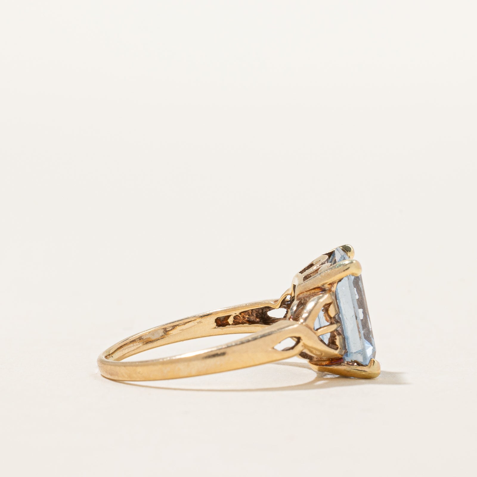 4.00ct Synthetic Spinel Cocktail Ring - Size 5.5 - Elegant Evening Wear & Special Occasion Jewelry for Women