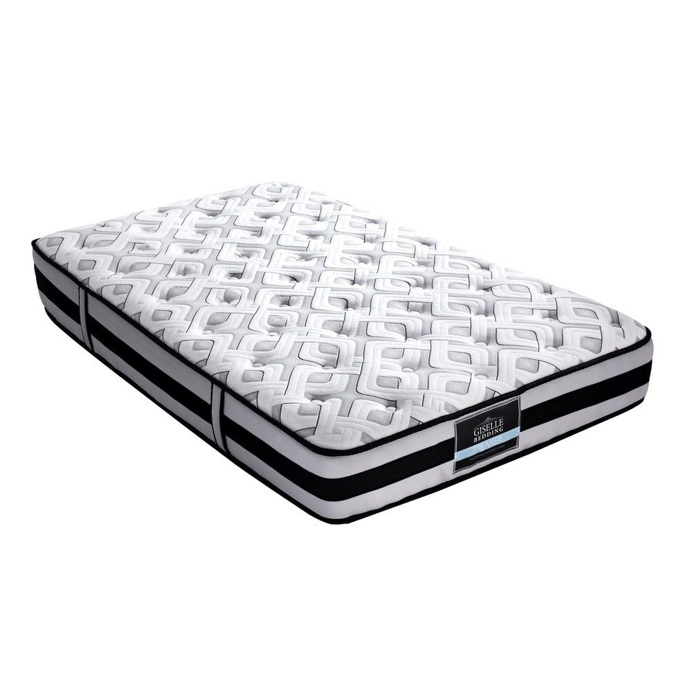 Giselle Bedding 24cm Firm Mattress for Single Bed - Extra Support for Back Pain Relief, Ideal for Guest Rooms & Small Apartments