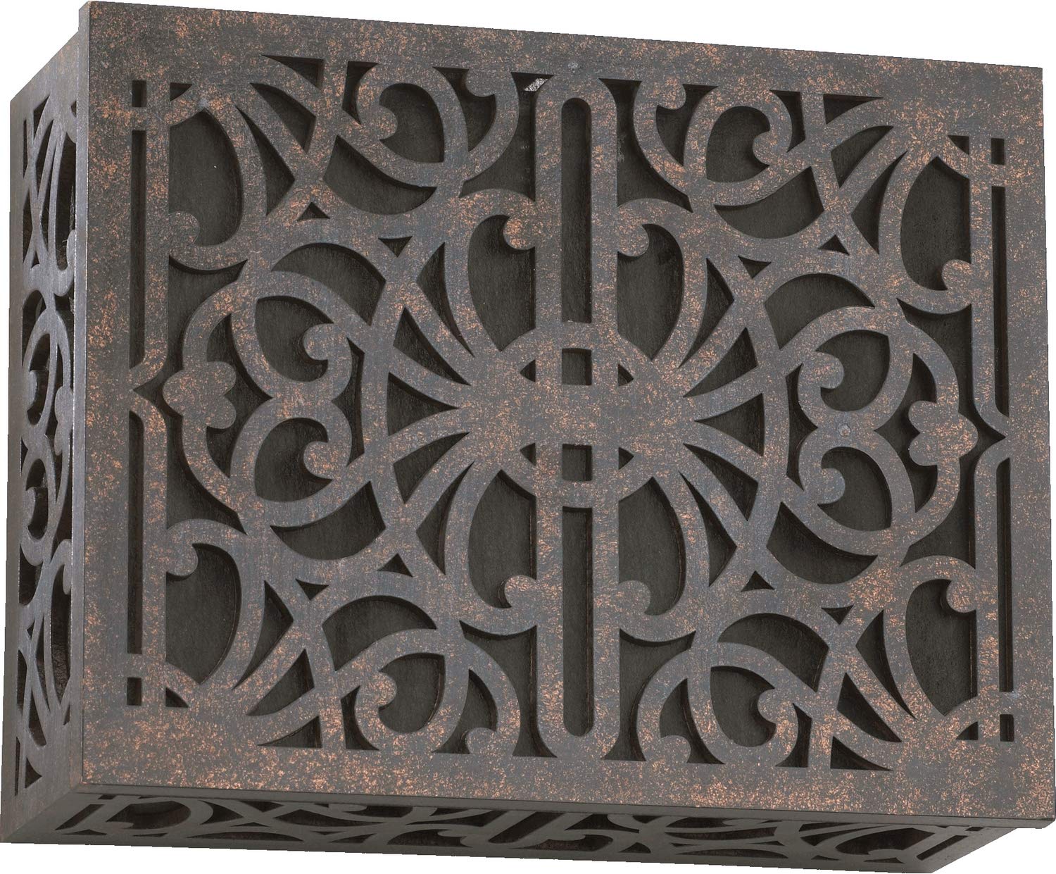 Quorum 7-115-044 Toasted Sienna Chime Grill - Premium Lighting Accessory for Ceiling Fans & Pendant Lights - Perfect for Living Rooms, Bedrooms & Dining Areas