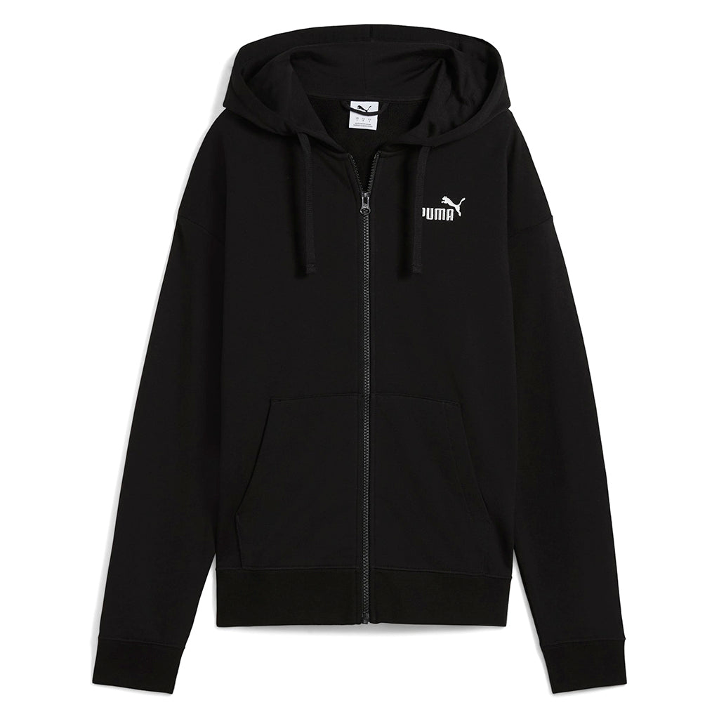 Women's Puma Ess Full Zip Hoodie - Lightweight Fleece Jacket for Running, Gym & Casual Wear - Comfortable Athletic Pullover for Women