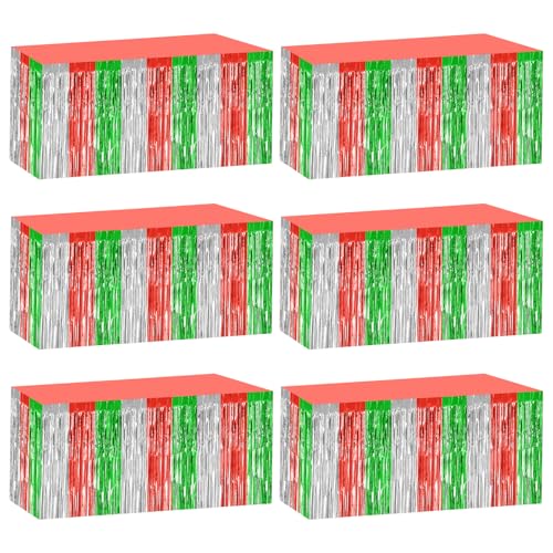 Red, Green,Silver