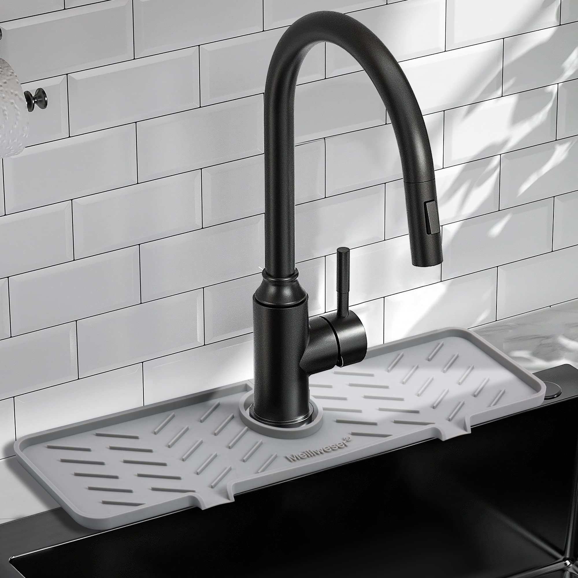 Upgraded Silicone Faucet Splash Guard - 18
