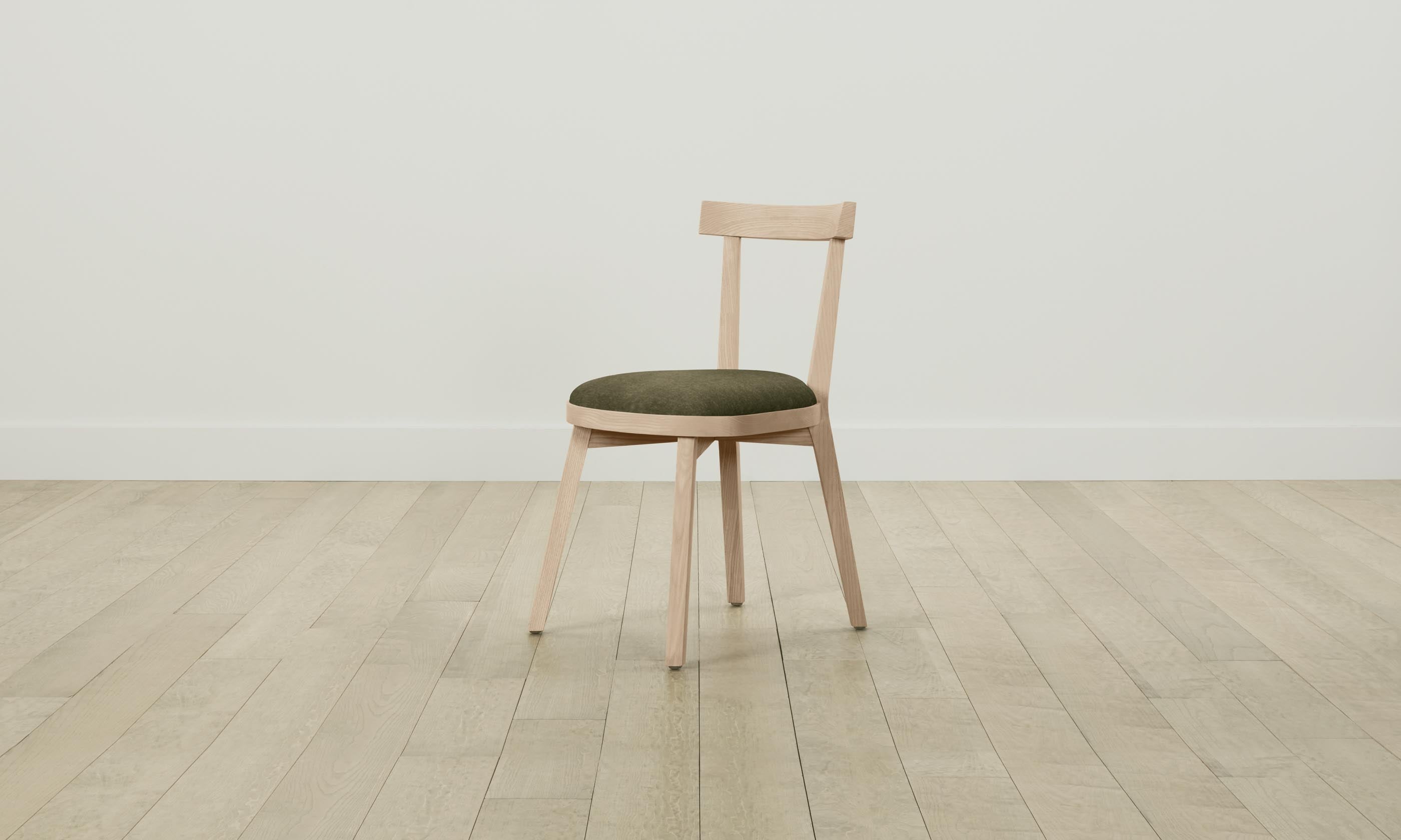 Allen Dining Chair - Luxurious Mohair Moss Upholstery for Elegant Home & Restaurant Dining | Perfect for Modern & Classic Interiors