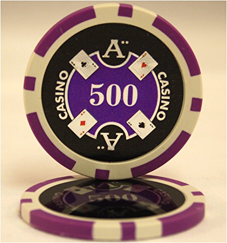 1000pcs MRC Poker Chips Set - Professional Casino Grade Ace Design with Durable Acrylic Storage Case | Perfect for Home Poker Games, Casino Nights, and Gift Giving