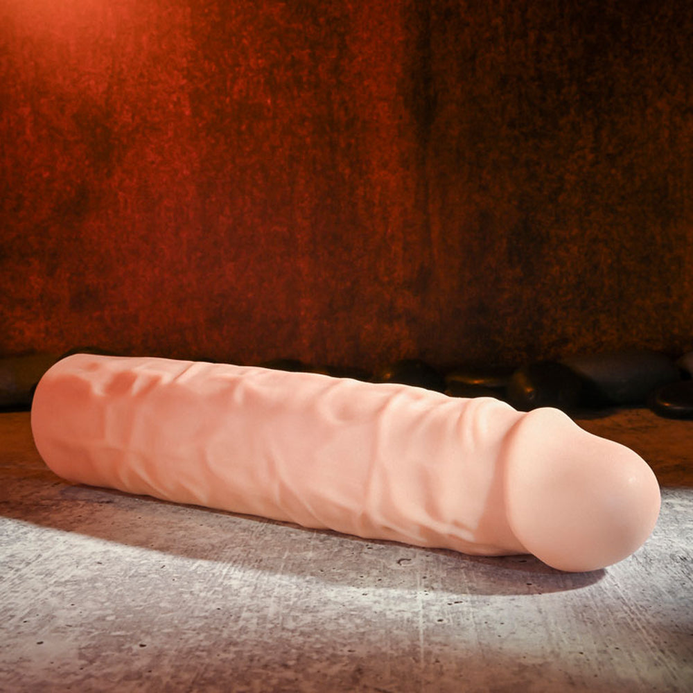 Adam & Eve Adam's 3 Realistic Penis Extension Sleeve - Lifelike Design for Enhanced Pleasure - Perfect for Couples & Solo Play