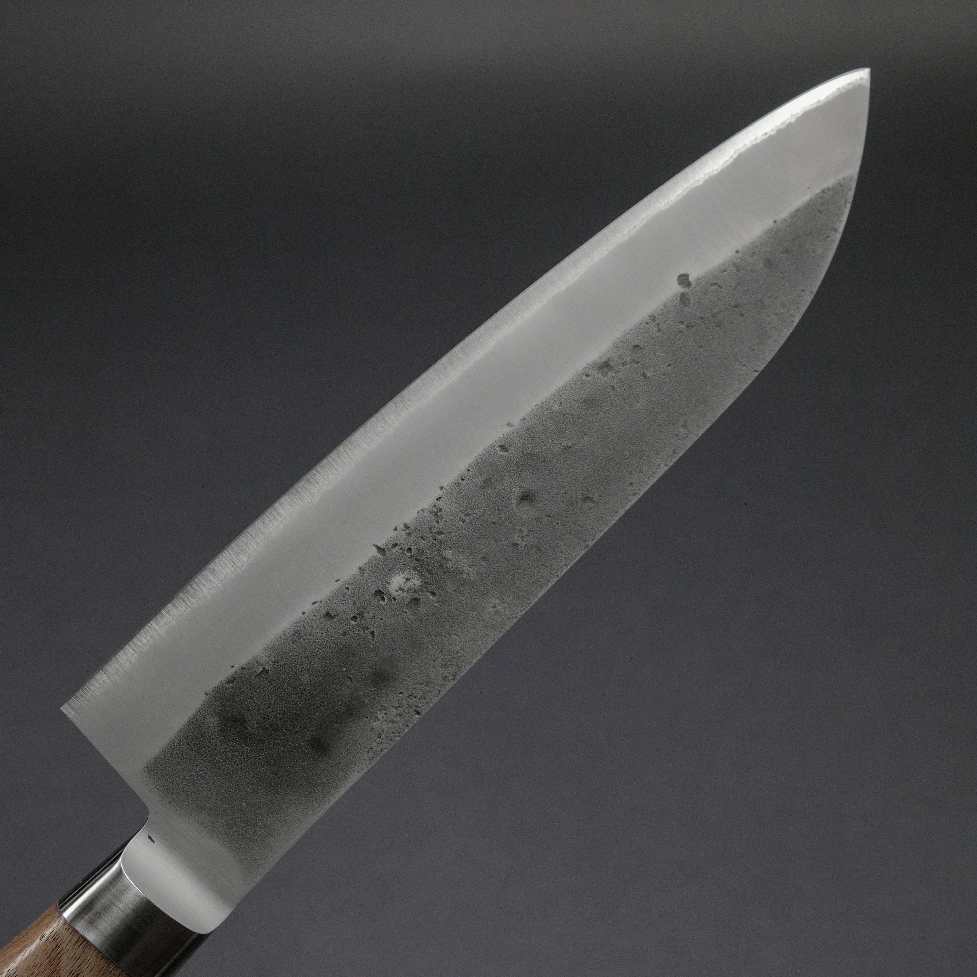 Hitohira TD Blue #2 Stainless Clad Nashiji Yo Santoku 170mm Walnut Handle Japanese Chef Knife - Perfect for Slicing, Dicing & Precision Cooking in Professional & Home Kitchens