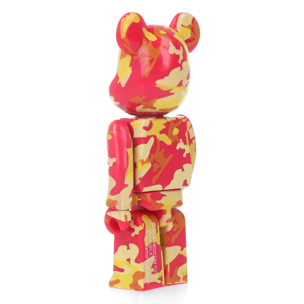 Authentic Bearbrick Series 12 Andy Warhol Foundation by Maharishi (Pattern) - 100% Collectible Vinyl Art Toy for Home Decor & Pop Culture Enthusiasts