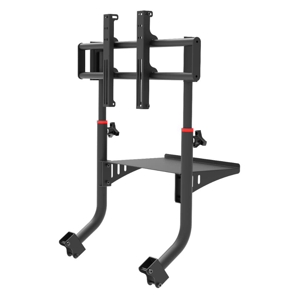Extreme Sim Racing TV Stand Add-On for Wheel Stand SXT V2 - Compatible with 32-50 Inch TVs - Perfect for Gaming & Racing Simulator Setups