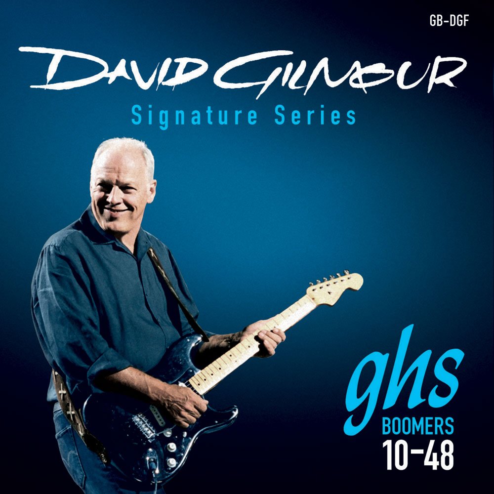 GHS Strings GB-DGF David Gilmour Signature Series Nickel-Plated Electric Guitar Strings (10-48 Gauge) - Perfect for Pink Floyd Style Playing, Studio Recording & Classic Rock Performances