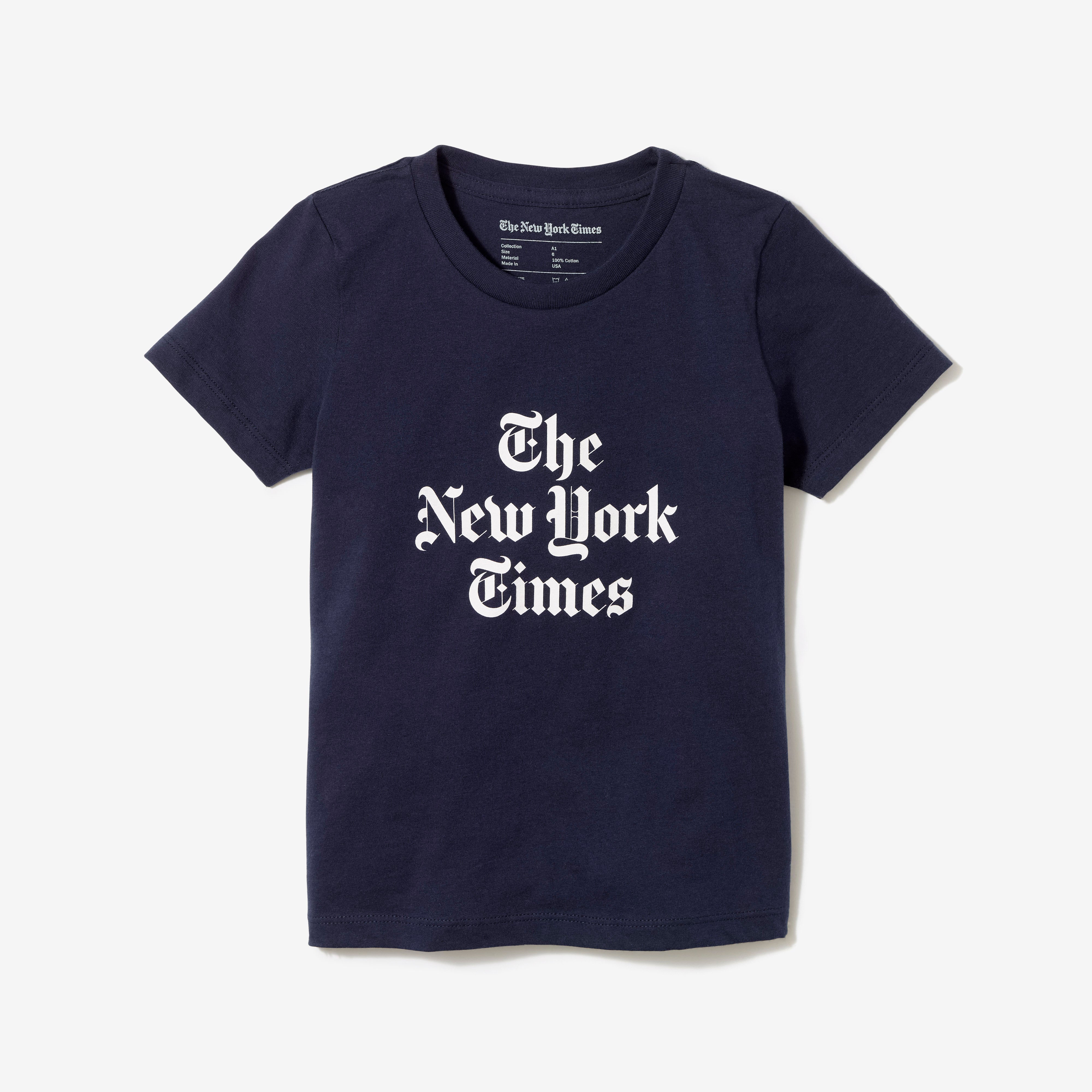 Kids Stacked Logo T-Shirt - Soft Cotton Graphic Tee for Boys & Girls - Perfect for School, Playdates & Family Outings
