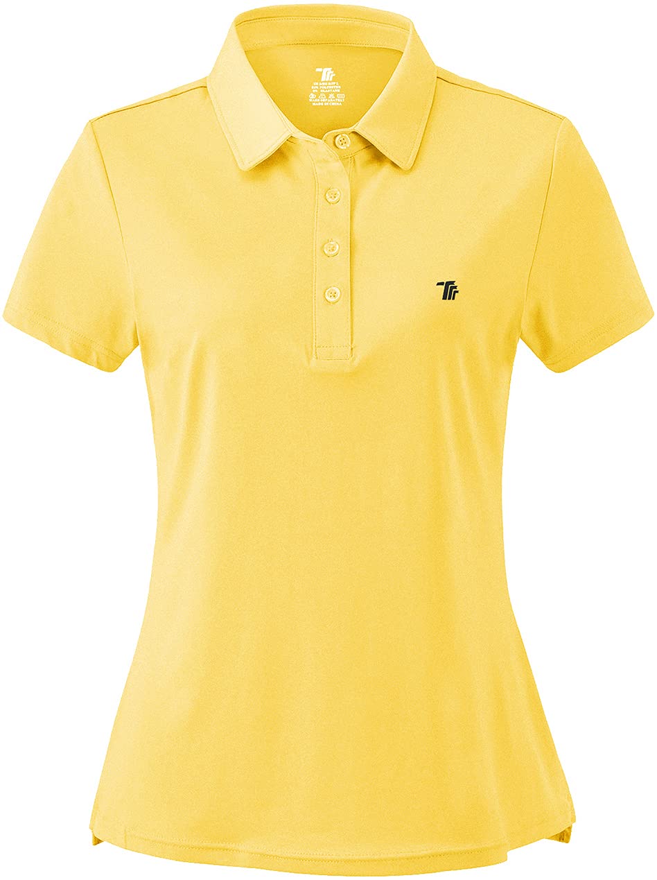 Women's Moisture Wicking Golf Polo Shirts - Breathable Short Sleeve Ladies Golf Tops for Summer - Perfect for Golf Course, Driving Range & Casual Wear