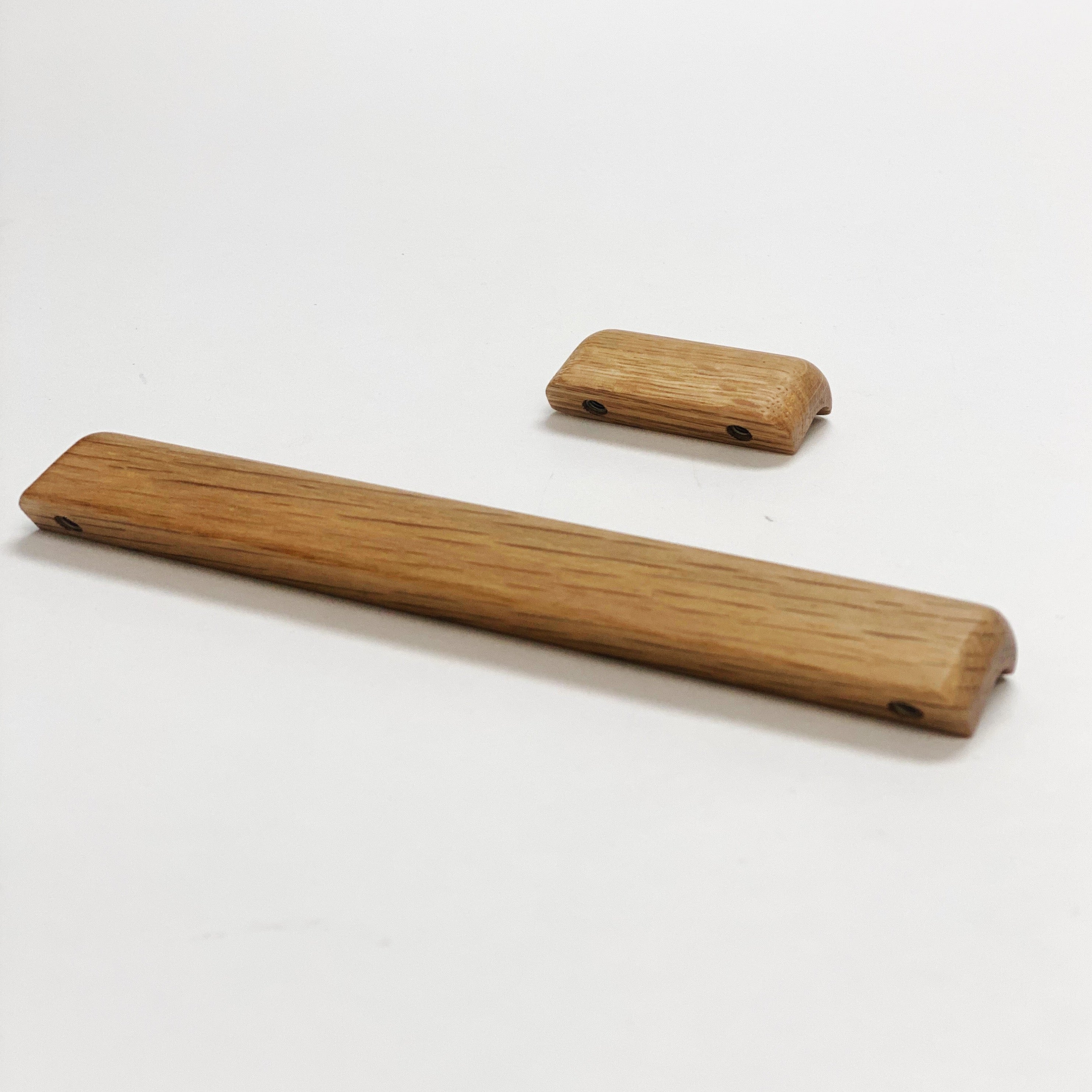 Premium Lacquered Oak Wooden Drawer Handles - Elegant Cabinet & Furniture Pulls for Kitchen, Bedroom, and Office Storage Solutions