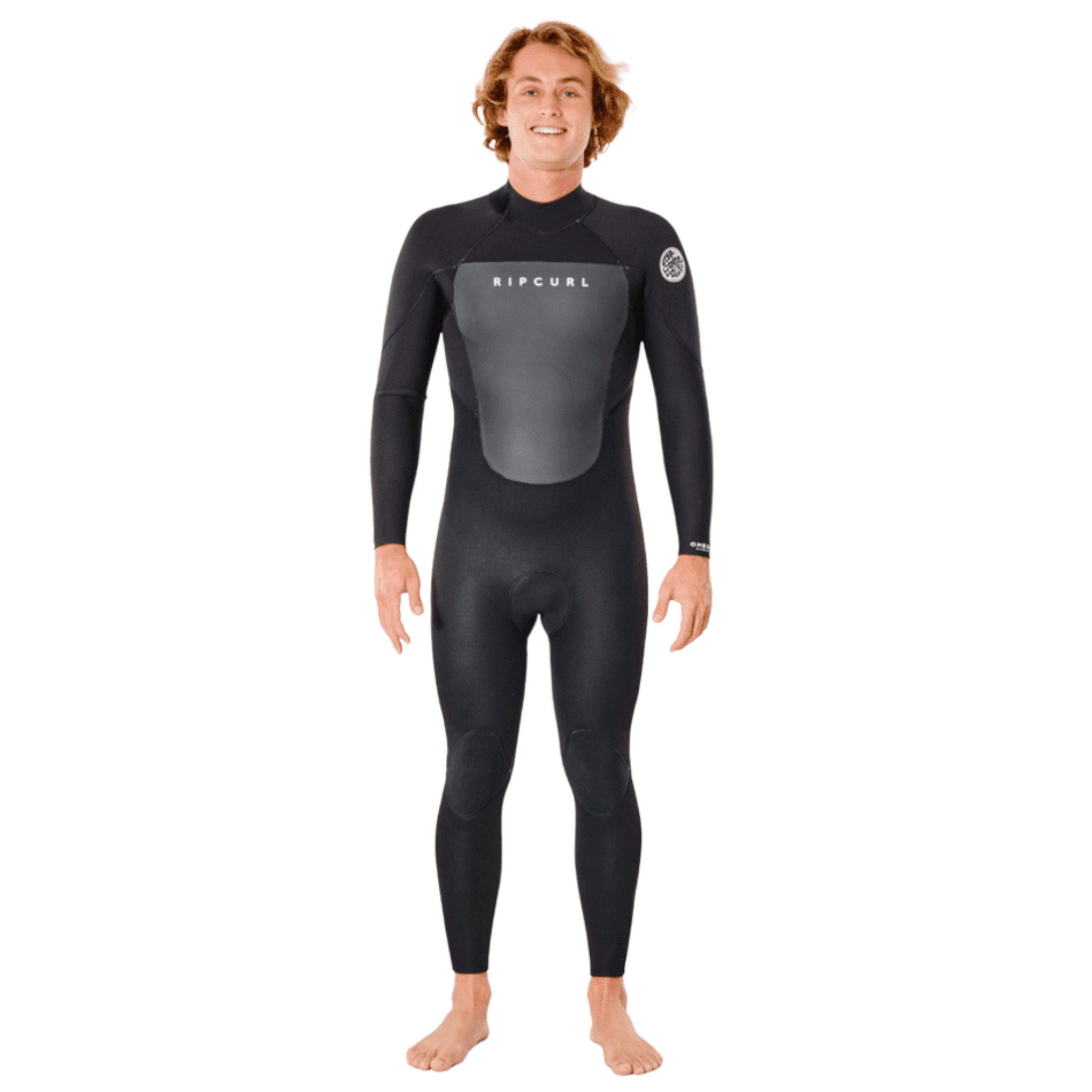 Rip Curl OMEGA 4/3 Back Zip Steamer Wetsuit for Men & Women - Premium Neoprene Full Body Surfing Suit with Thermal Protection - Perfect for Cold Water Surfing, Diving & Water Sports