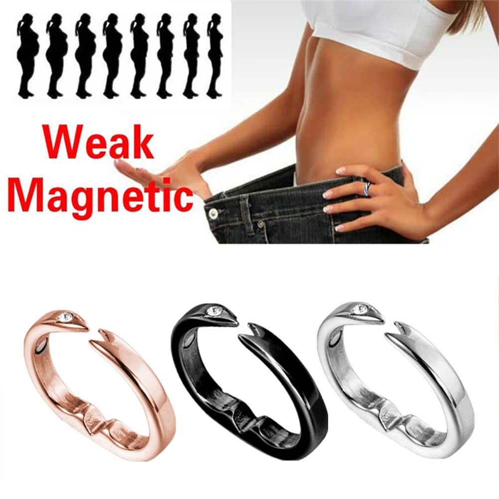 Fencelly 2 Pack Magnetic Lymphatic Drainage Rings - Adjustable Weight Loss Bracelet for Men & Women - Improve Circulation & Reduce Swelling - Perfect for Post-Workout Recovery & Wellness Routine