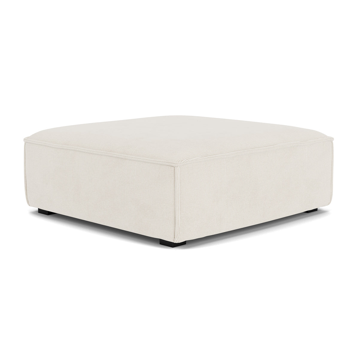 Premium Daphne Velvet Extra Large Footrest - Soft & Supportive Ottoman for Living Room, Office & Bedroom - Comfortable Foot Rest Stool for Relaxing, Working & Nursing (Grey)