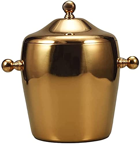 Premium Double-Layer Stainless Steel Ice Bucket - Mavoorick Champagne & Wine Cooler for Bars, Restaurants, Parties & Home Entertaining - Keeps Drinks Chilled for Hours