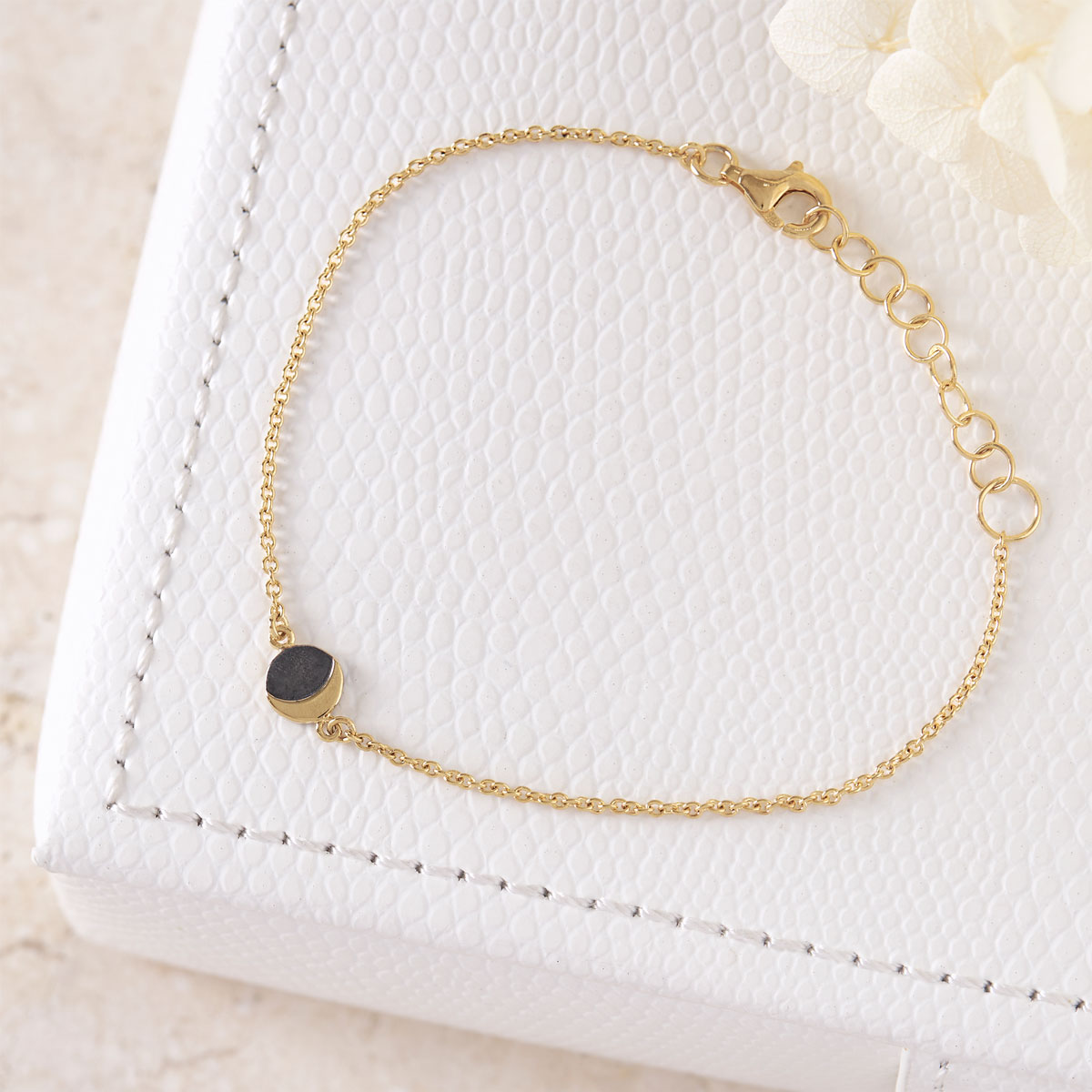 Celestial Midnight Bracelet - 14K Gold Plated Zodiac Charm Bracelet for Women, Elegant Night Sky Inspired Jewelry Gift for Birthday, Anniversary & Special Occasions | Perfect for Evening Parties, Date Nights & Boho Fashion