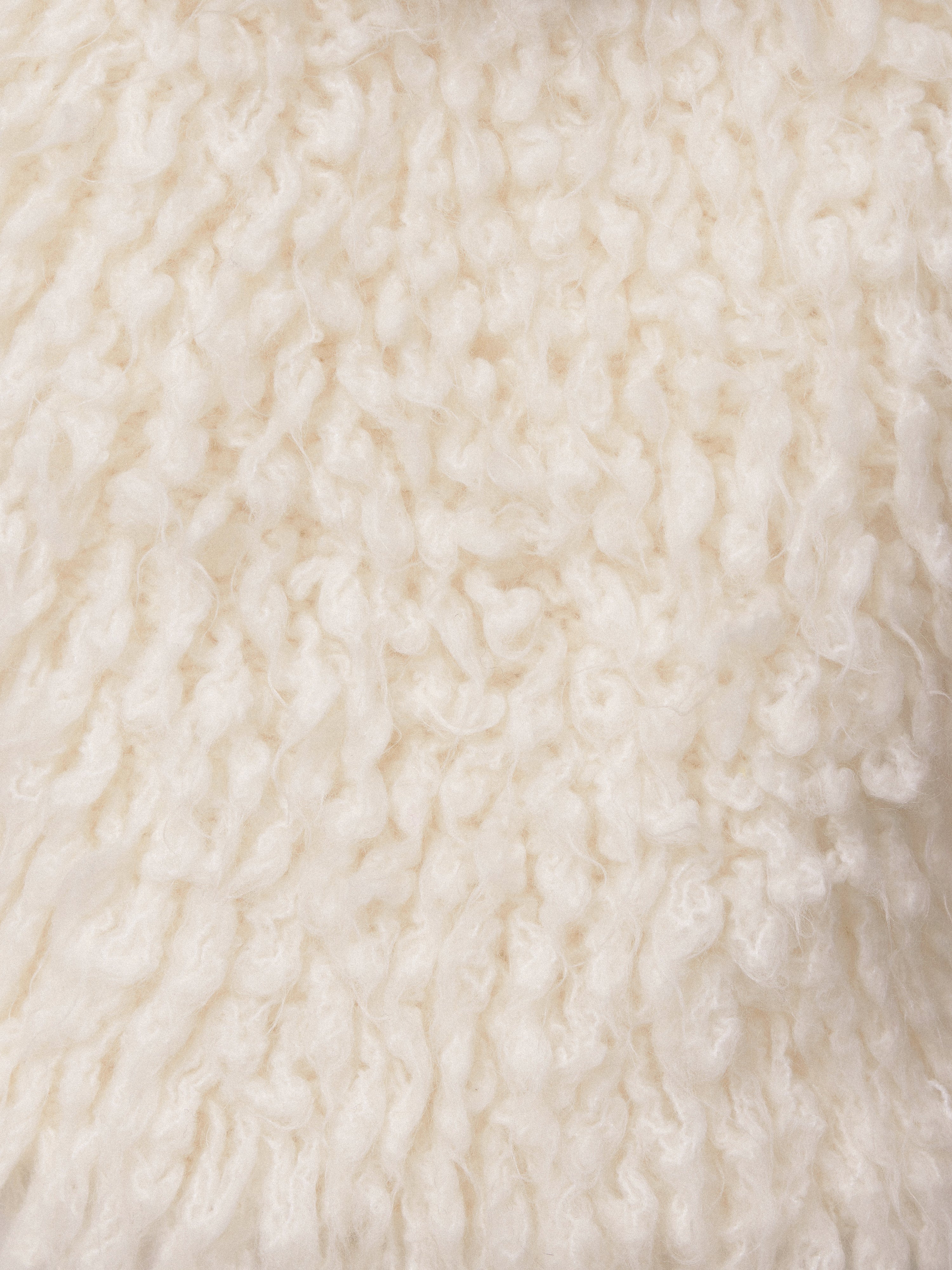 Women's Cream Knitted Gilet Vest - Soft Loop Stitch Cardigan for Layering - Perfect for Fall & Winter Outfits, Office Wear & Casual Style