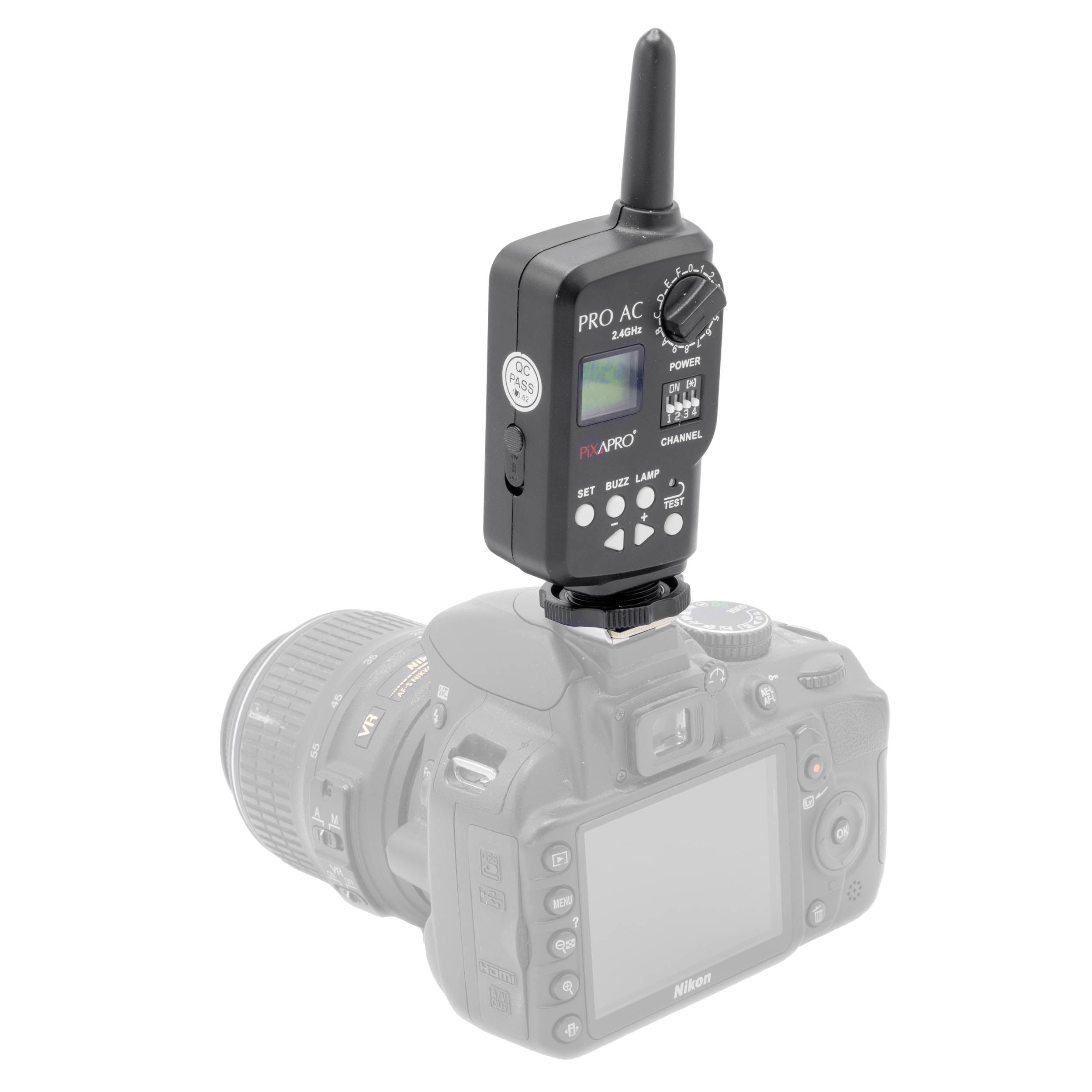 2.4GHz PRO AC 16 Channel Wireless Flash Trigger XT16 - Compatible with Canon Nikon Sony DSLR Cameras - Perfect for Studio Photography & Outdoor Shooting
