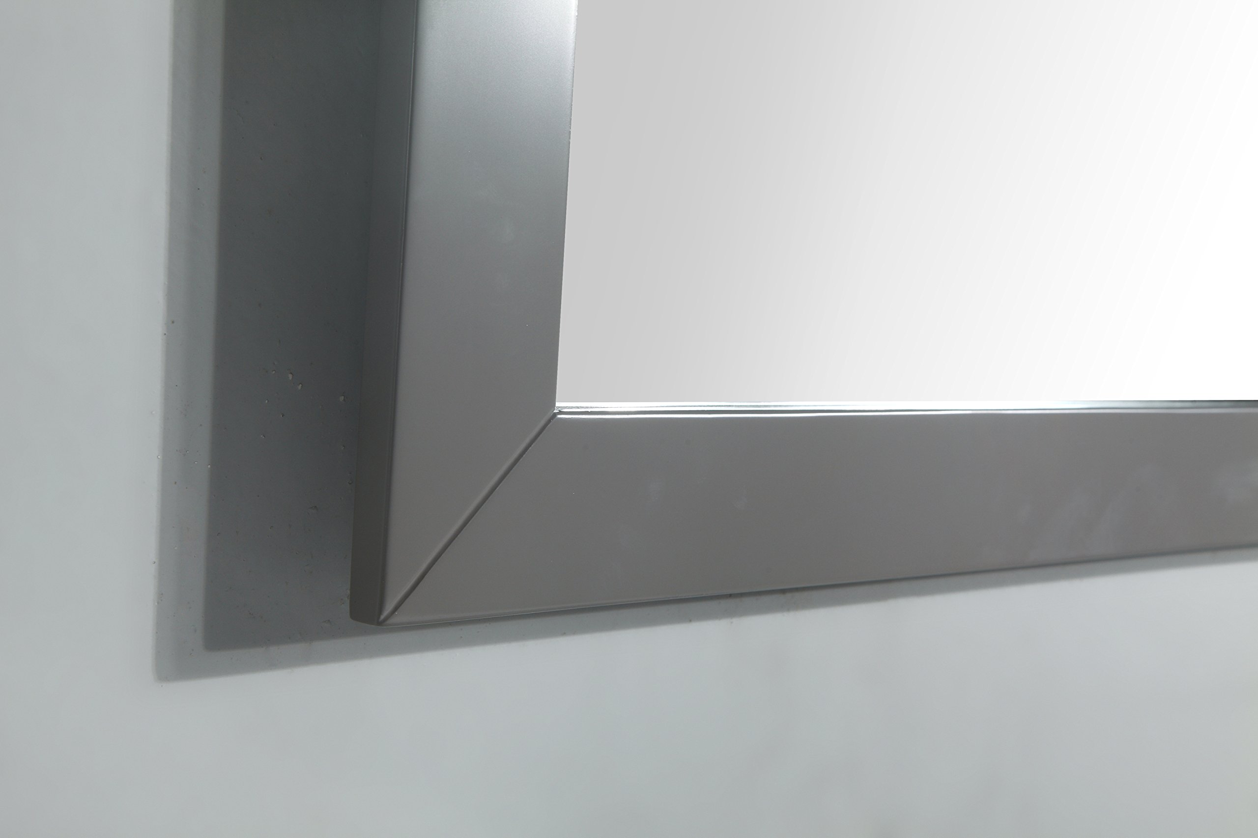 Vanity Art 60 Inch Modern Bathroom Vanity Set with Carrara Marble Top, Sink & Mirror | Soft Close Doors, Dovetail Drawers, Brushed Nickel Handles | Perfect for Master Bath, Guest Bath & Small Space Remodeling (VA1060-G)