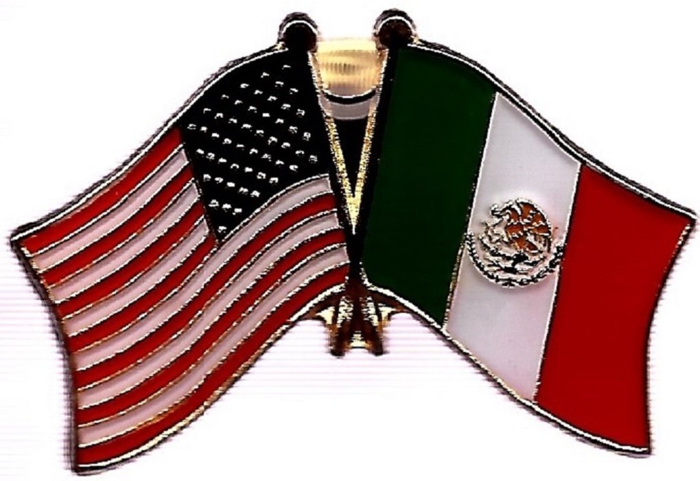 USA & Mexico Flag Bike Hat Cap Lapel Pin Set of 6 - Patriotic Cycling Accessories for Bikers, Motorcycle Riders & Travel Enthusiasts - Perfect for Road Trips, National Holidays & Sporting Events
