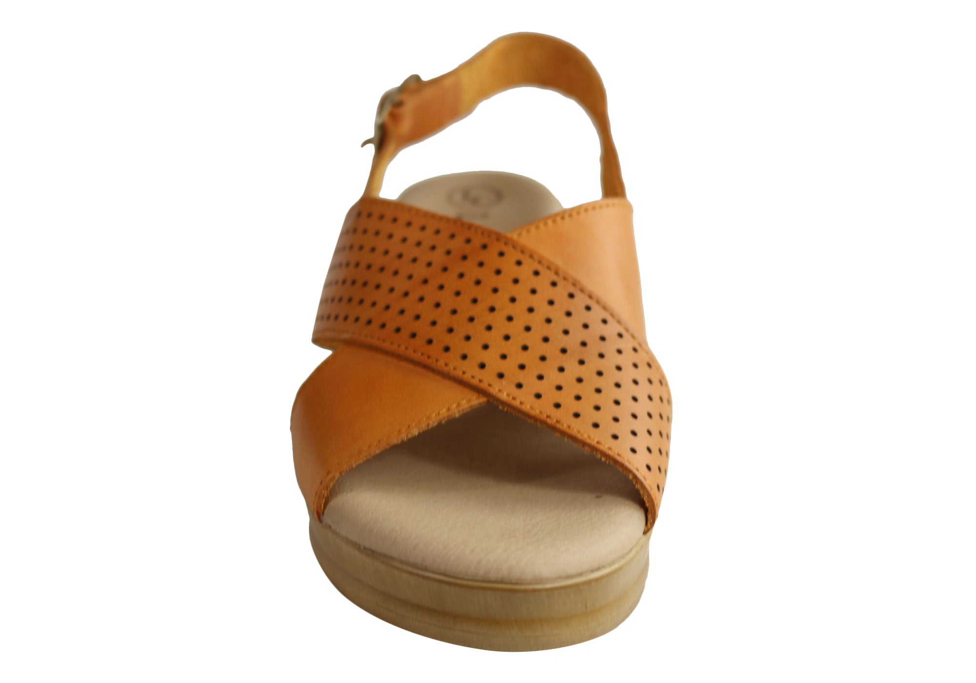Lola Canales Eden Women's Comfort Leather Wedge Sandals - Handmade in Spain - Perfect for Summer, Beach & Casual Outings