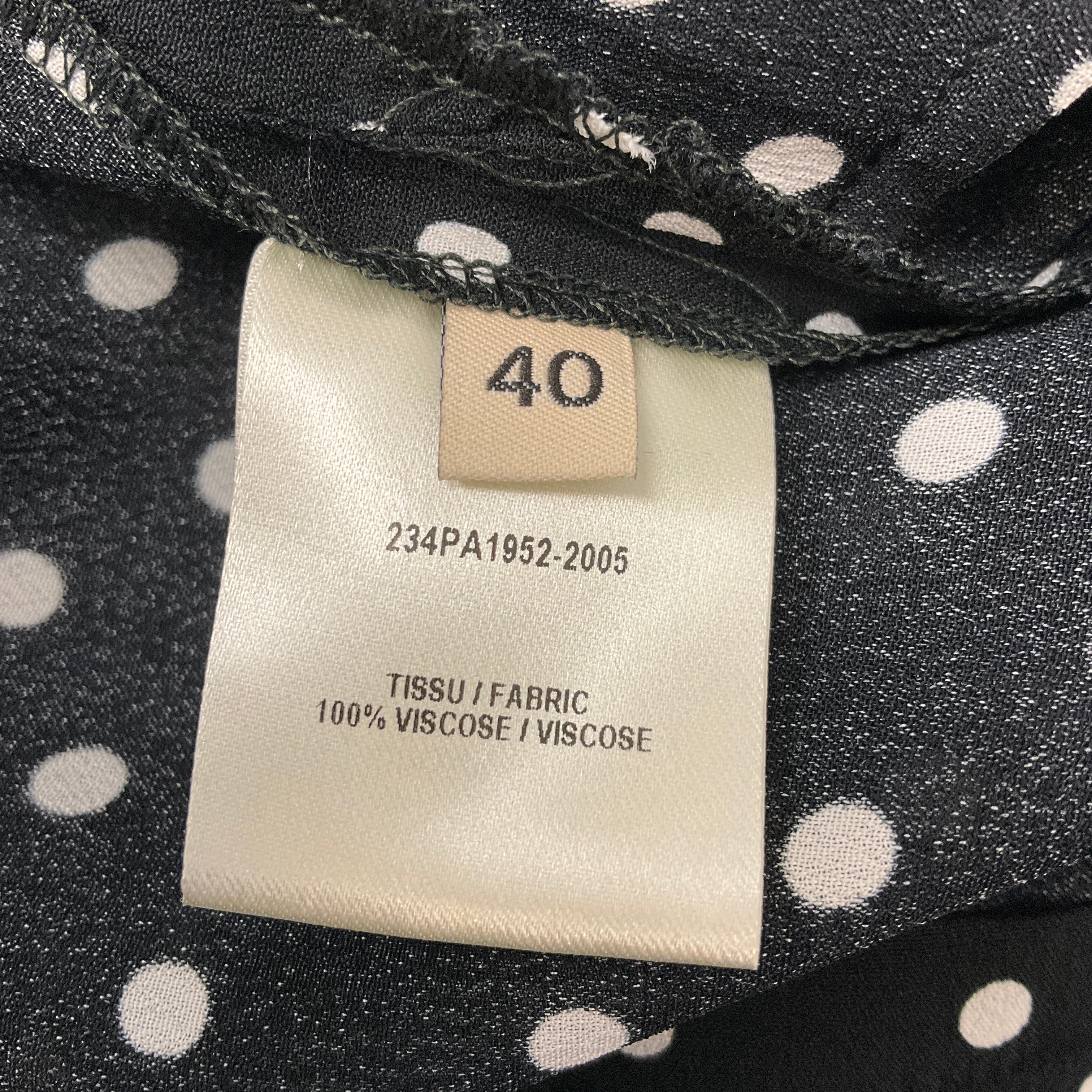 Alexandre Vauthier Black & White Polka Dot High-Waisted Pants for Women - Stylish Retro Vintage Trousers for Office, Party & Casual Outfits