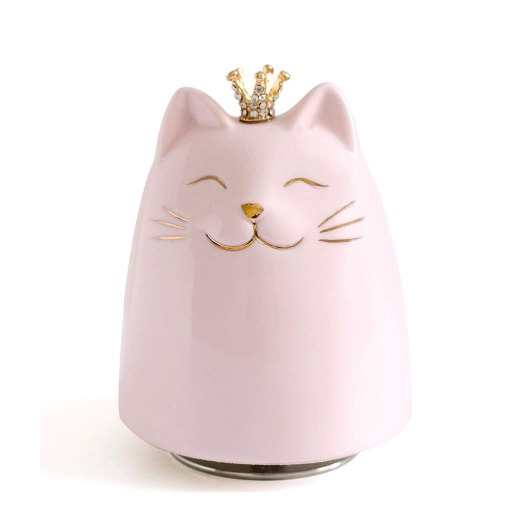 Jinyi2016SHOP Pink Ceramic Music Box - Elegant Handcrafted Musical Gift for Christmas, Birthday, Home Decor | Perfect for Weddings, Anniversaries & Special Occasions