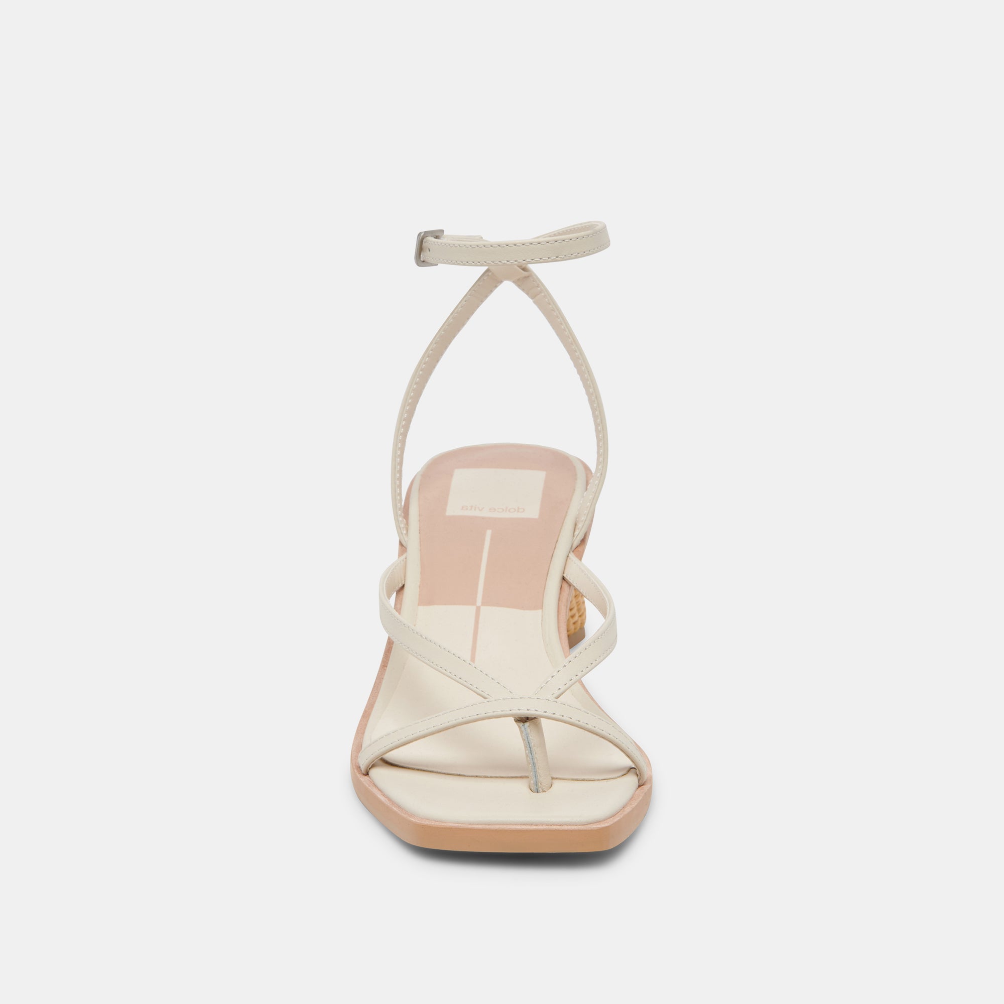 BANITA Women's Wide Comfort Sandals in Ivory Genuine Leather - Perfect for Beach, Vacation & Summer Outfits