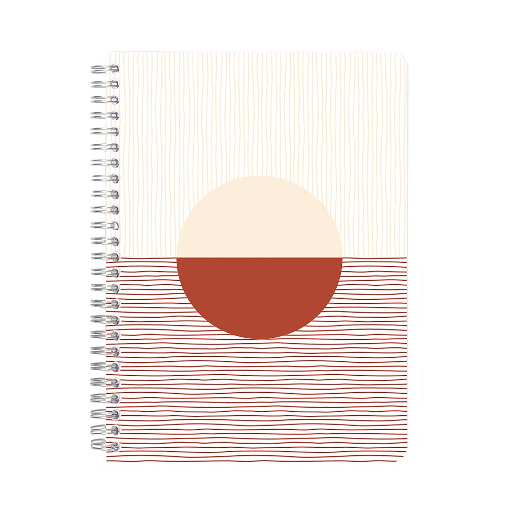 Clairefontaine Terracotta Wirebound Notebook - A5 Size, Assorted Colors | Premium Writing Journal for School, Office & Creative Projects
