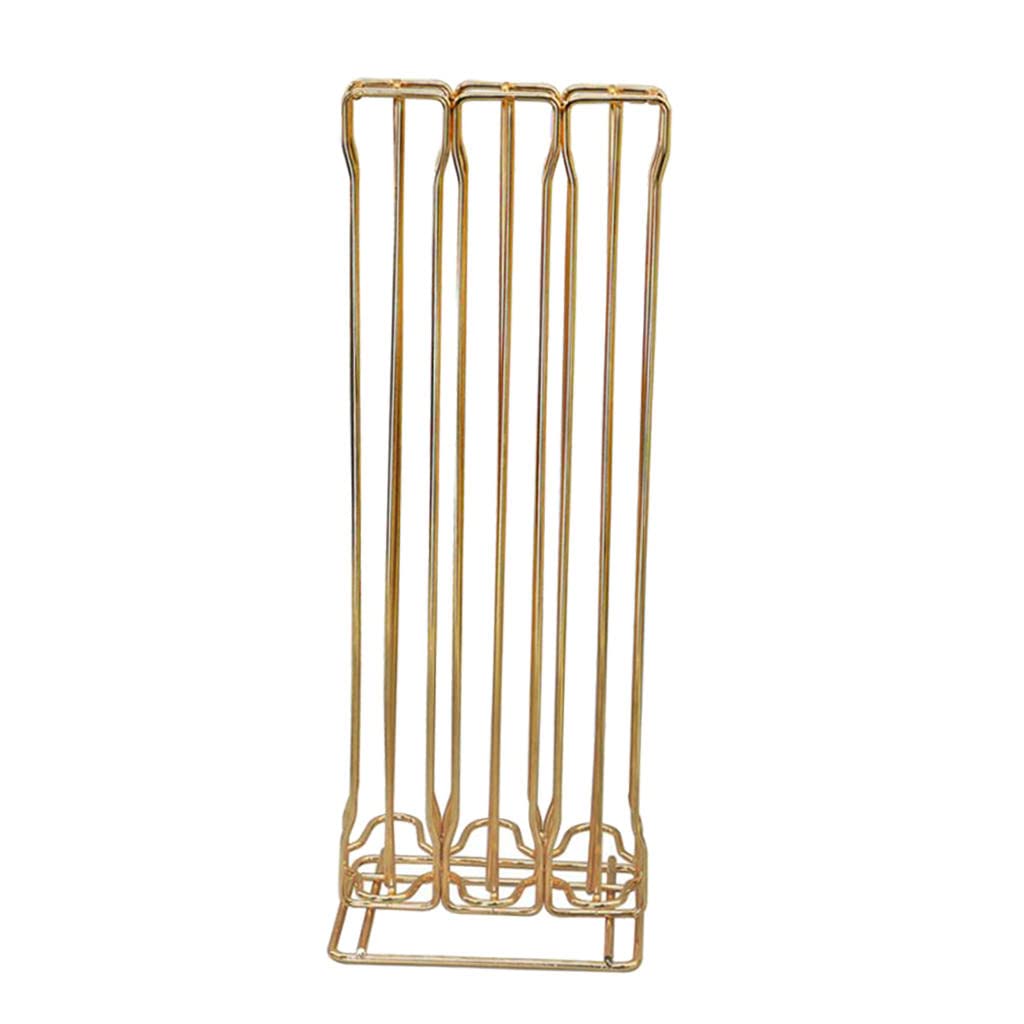 FAKEME Coffee Pod Holder for Nespresso - Countertop Coffee Pod Storage Organizer & Rack Stand in Gold - Perfect for Coffee Bars, Kitchens, and Office Break Rooms