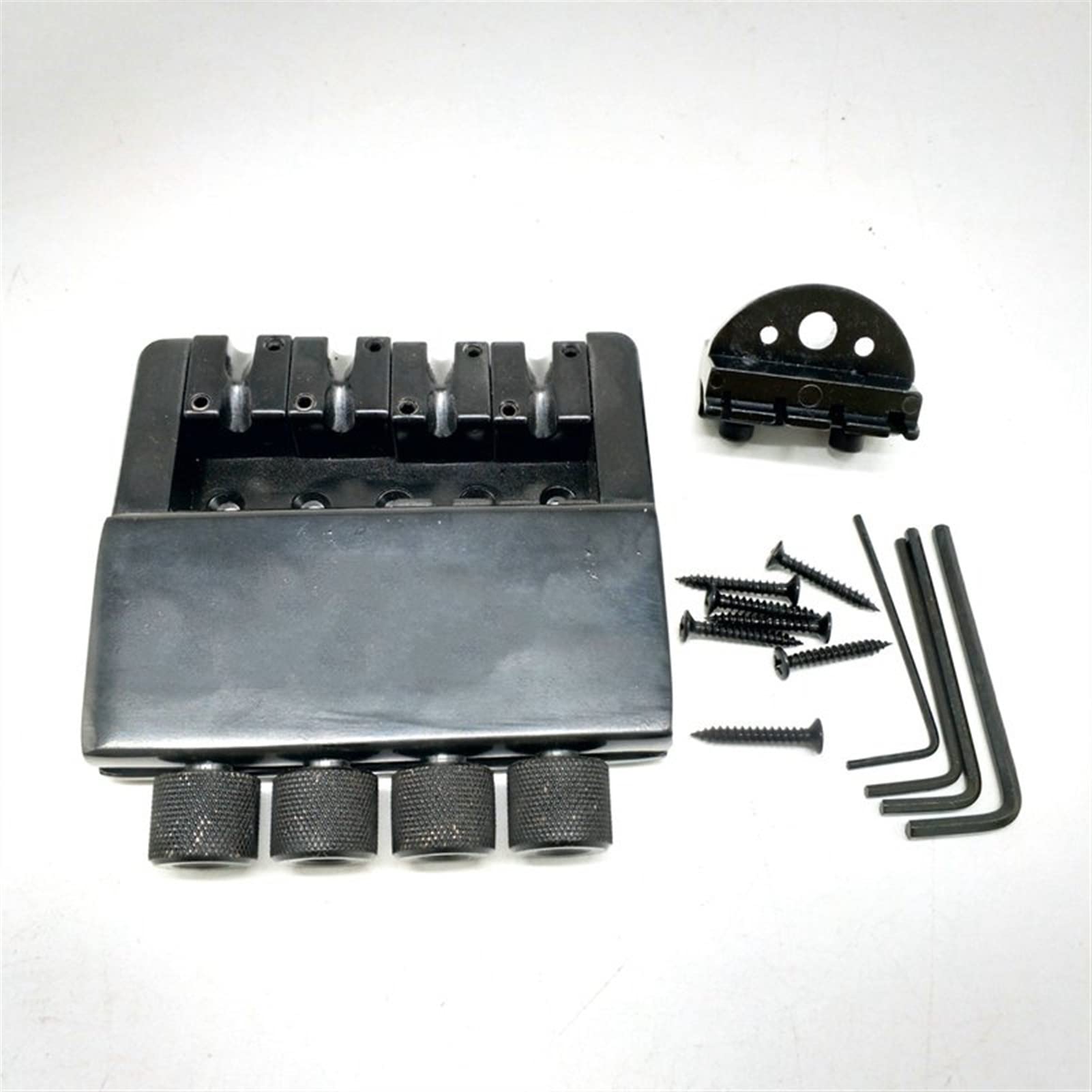 4 String Headless Bass Guitar Bridge System - Replacement Bridge for Headless Electric Bass - Perfect for DIY Guitar Upgrades & Professional Repairs