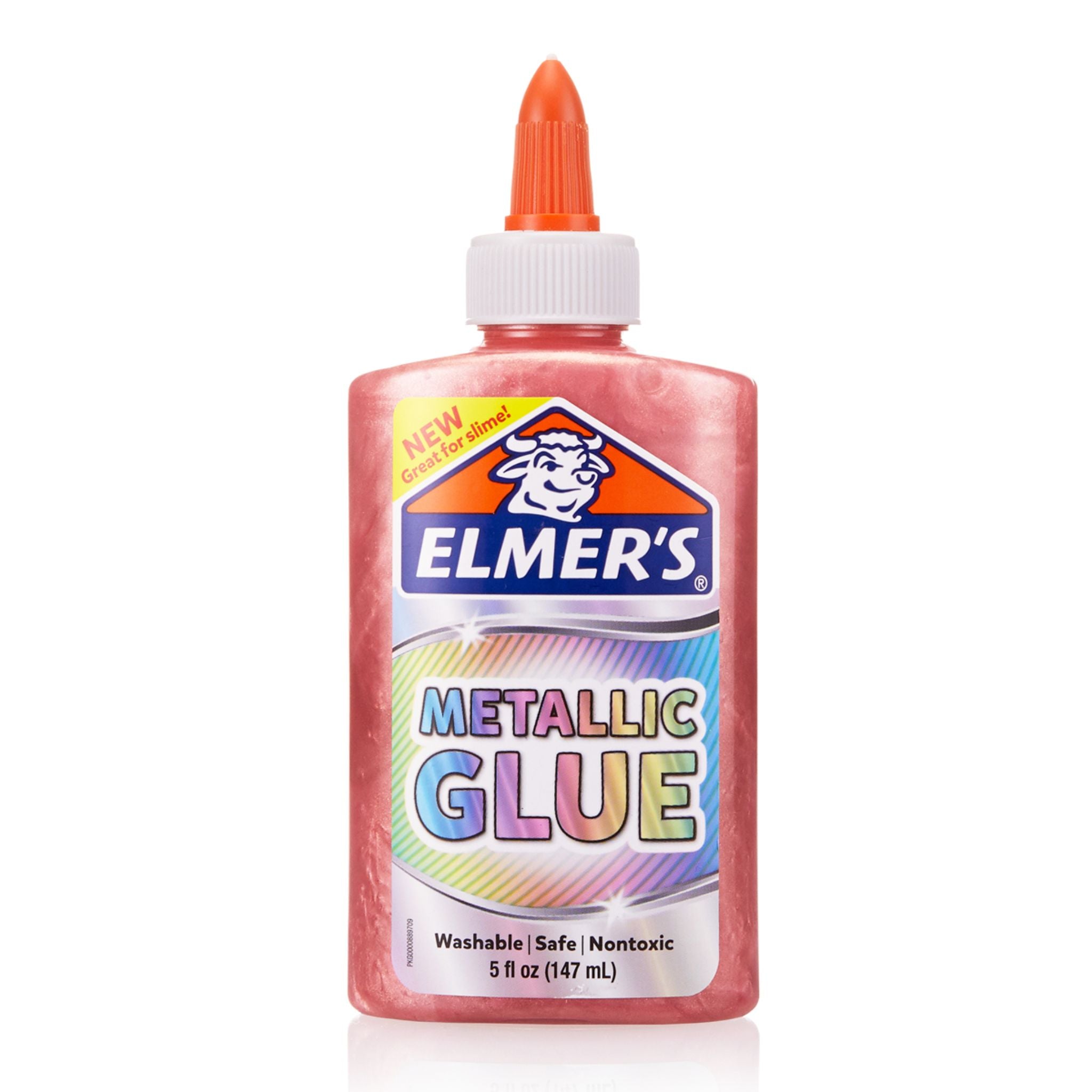 Elmer's Metallic Pink Glue 5oz - Perfect for DIY Crafts, Scrapbooking, and School Projects